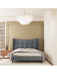 Verona 5ft Bed Set - Grey (Bed & Mattress)