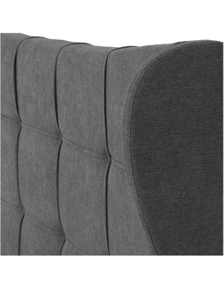 Verona 5ft Bed Set - Grey (Bed & Mattress)