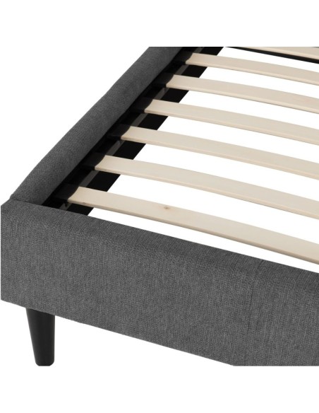 Verona 5ft Bed Set - Grey (Bed & Mattress)