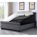Layla 5ft Storage Bed - Grey