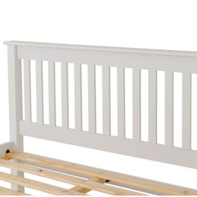 Monaco 4ft6 Low Foot End Bedframe - White