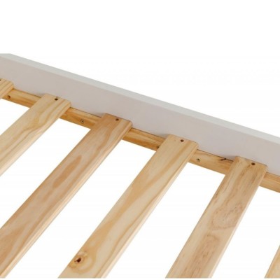 Monaco 4ft6 Low Foot End Bedframe - White