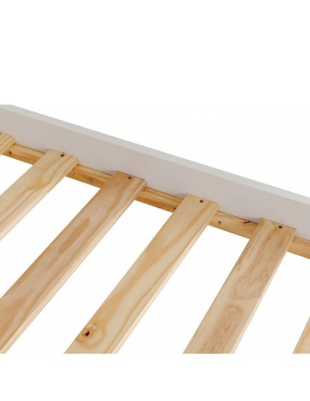 Monaco 4ft6 Low Foot End Bedframe - White