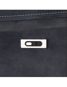 Bruno 3 Seater Power Recliner Sofa - Bowery Ink 2