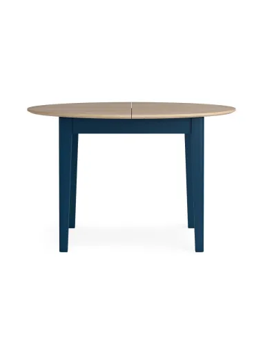 Marlow 1200 mm/1550 mm Round Extending Dining Table - Navy