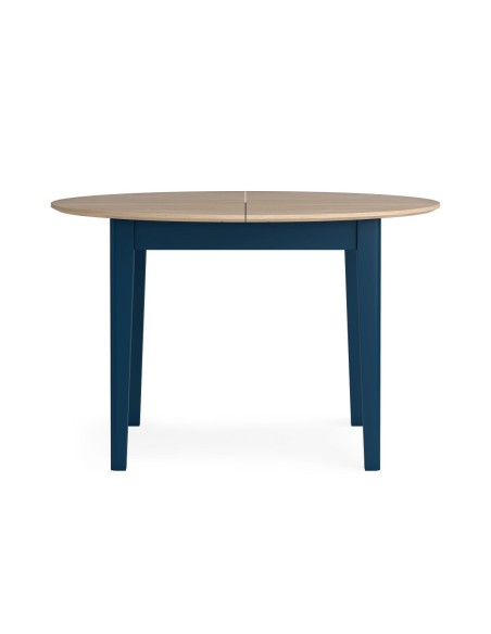 Marlow 1200 mm/1550 mm Round Extending Dining Table - Navy