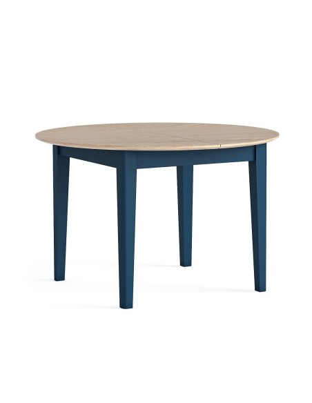 Marlow 1200 mm/1550 mm Round Extending Dining Table - Navy