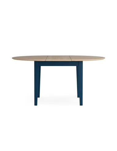 Marlow 1200 mm/1550 mm Round Extending Dining Table - Navy