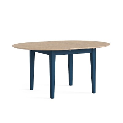 Marlow 1200 mm/1550 mm Round Extending Dining Table - Navy