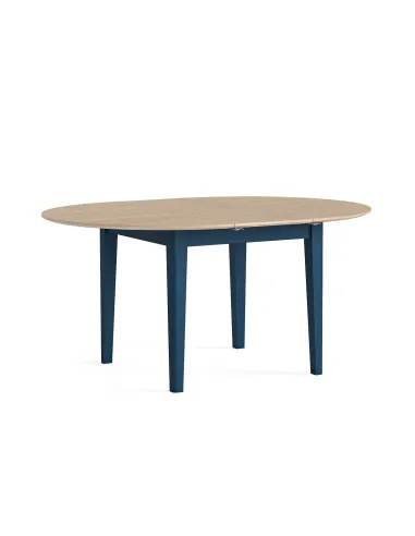 Marlow 1200 mm/1550 mm Round Extending Dining Table - Navy