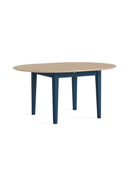 Marlow 1200 mm/1550 mm Round Extending Dining Table - Navy