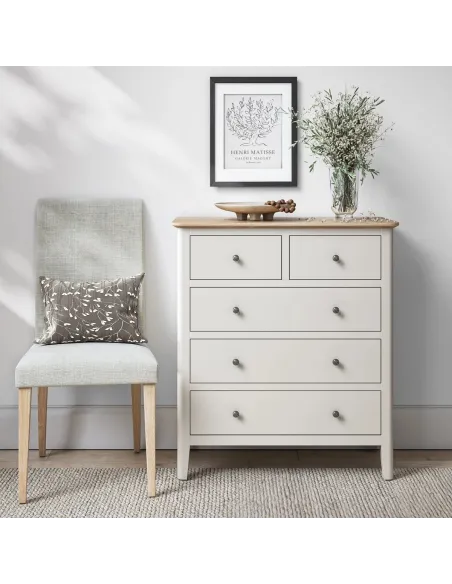 Marlow 2 Over 3 Chest - Coconut Milk