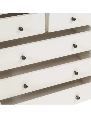 Marlow 2 Over 3 Chest - Coconut Milk