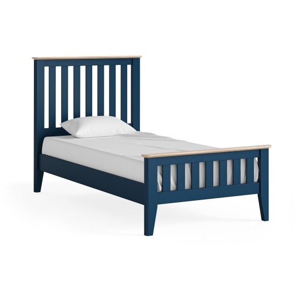 Marlow 3ft Slatted Bedframe - Navy