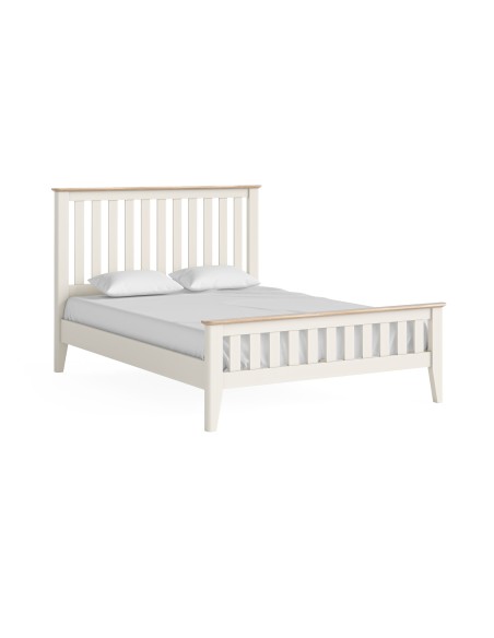 Marlow 5ft Slatted Bedframe - Coconut Milk