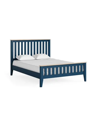 Marlow 5ft Slatted Bedframe - Navy