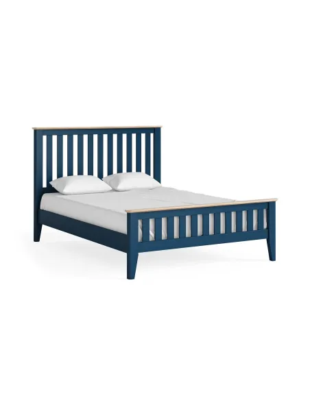 Marlow 5ft Slatted Bedframe - Navy