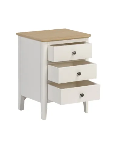 Marlow Bedside Locker - Coconut Milk
