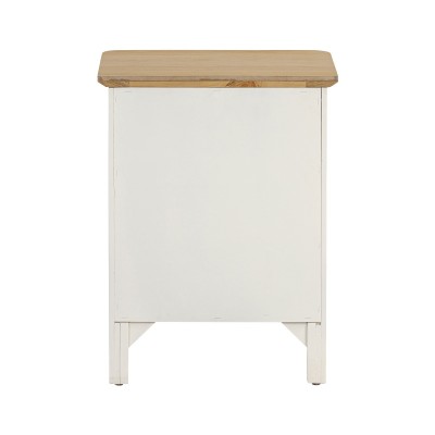 Marlow Bedside Locker - Coconut Milk
