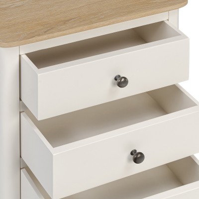 Marlow Bedside Locker - Coconut Milk