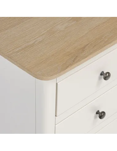 Marlow Bedside Locker - Coconut Milk