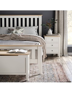 Marlow Bedside Locker - Coconut Milk