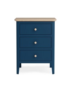 Marlow Bedside Locker - Navy 2