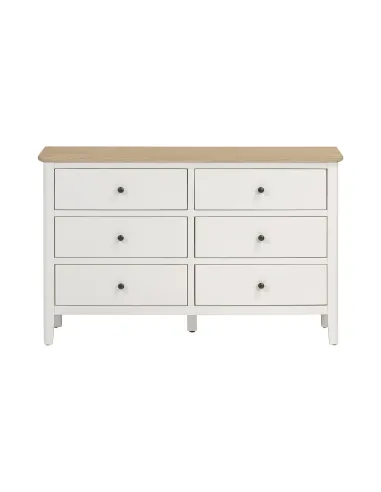 Marlow 6 Drawer Chest - Coconut Milk