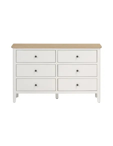 Marlow 6 Drawer Chest - Coconut Milk