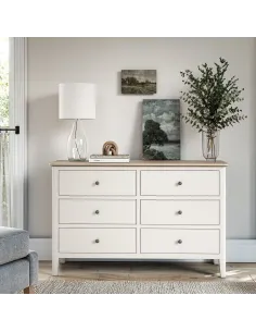 Marlow 6 Drawer Chest - Coconut Milk