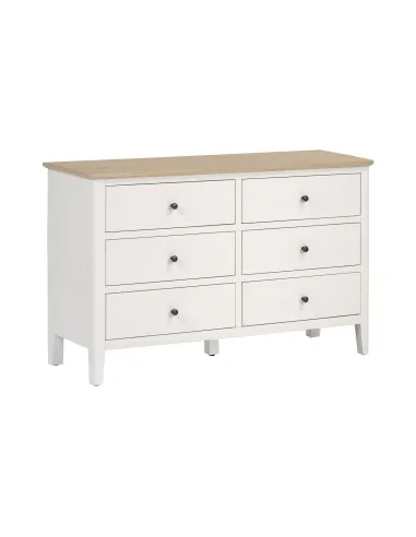 Marlow 6 Drawer Chest - Coconut Milk