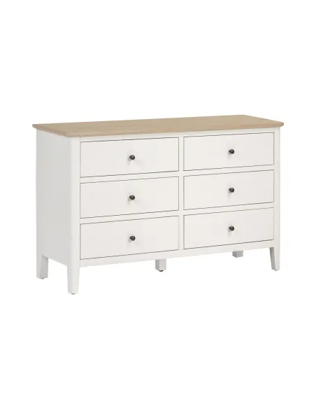 Marlow 6 Drawer Chest - Coconut Milk
