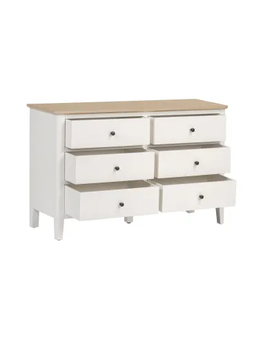 Marlow 6 Drawer Chest - Coconut Milk