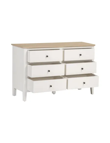 Marlow 6 Drawer Chest - Coconut Milk