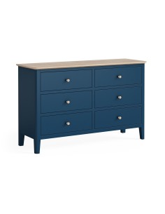 Marlow 6 Drawer Chest - Navy 2