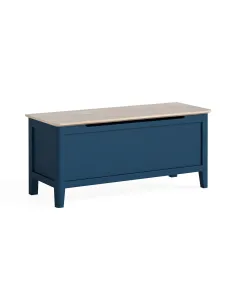 Marlow Blanket Box - Navy
