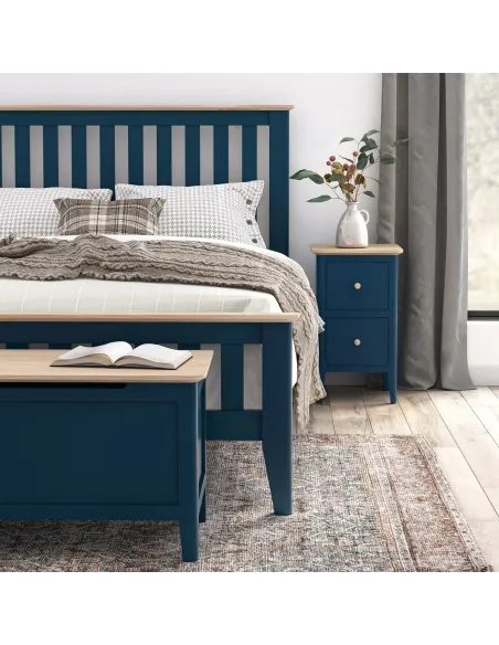 Marlow Blanket Box - Navy