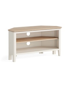 Marlow Corner TV Unit - Coconut Milk
