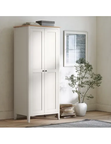 Marlow Full Hanging Wardrobe - Coconut Milk