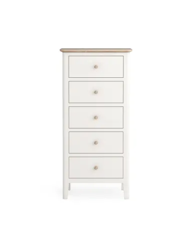 Marlow Tall Boy Chest - Coconut Milk