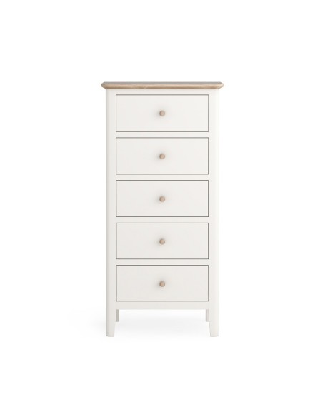 Marlow Tall Boy Chest - Coconut Milk