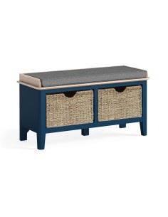 Marlow Storage Bench - Navy