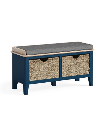 Marlow Storage Bench - Navy