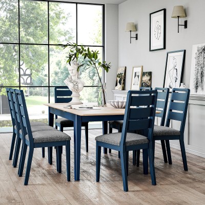 Marlow Rectangular Extending Dining Table - Navy
