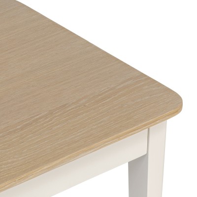 Marlow Rectangular Extending Dining Table - Coconut Milk
