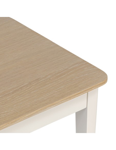 Marlow Rectangular Extending Dining Table - Coconut Milk