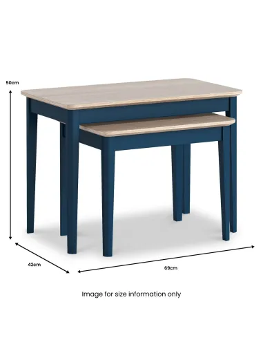Marlow Nest of Tables - Navy