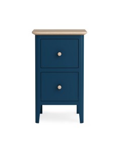 Marlow Narrow Bedside Locker - Navy 2