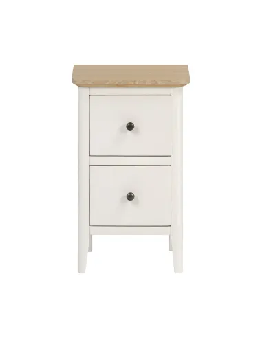 Marlow Narrow Bedside Locker - Coconut Milk