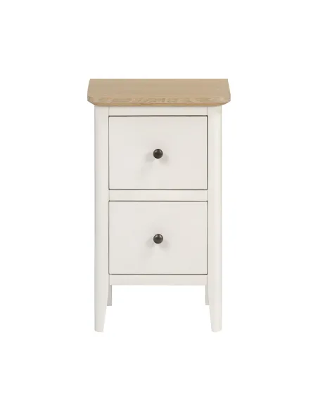 Marlow Narrow Bedside Locker - Coconut Milk